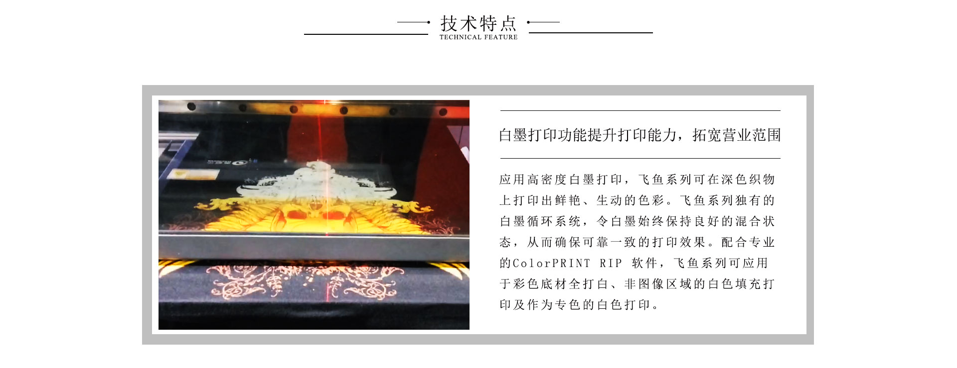 飛魚（T恤/裁片）數(shù)碼印花機(jī)