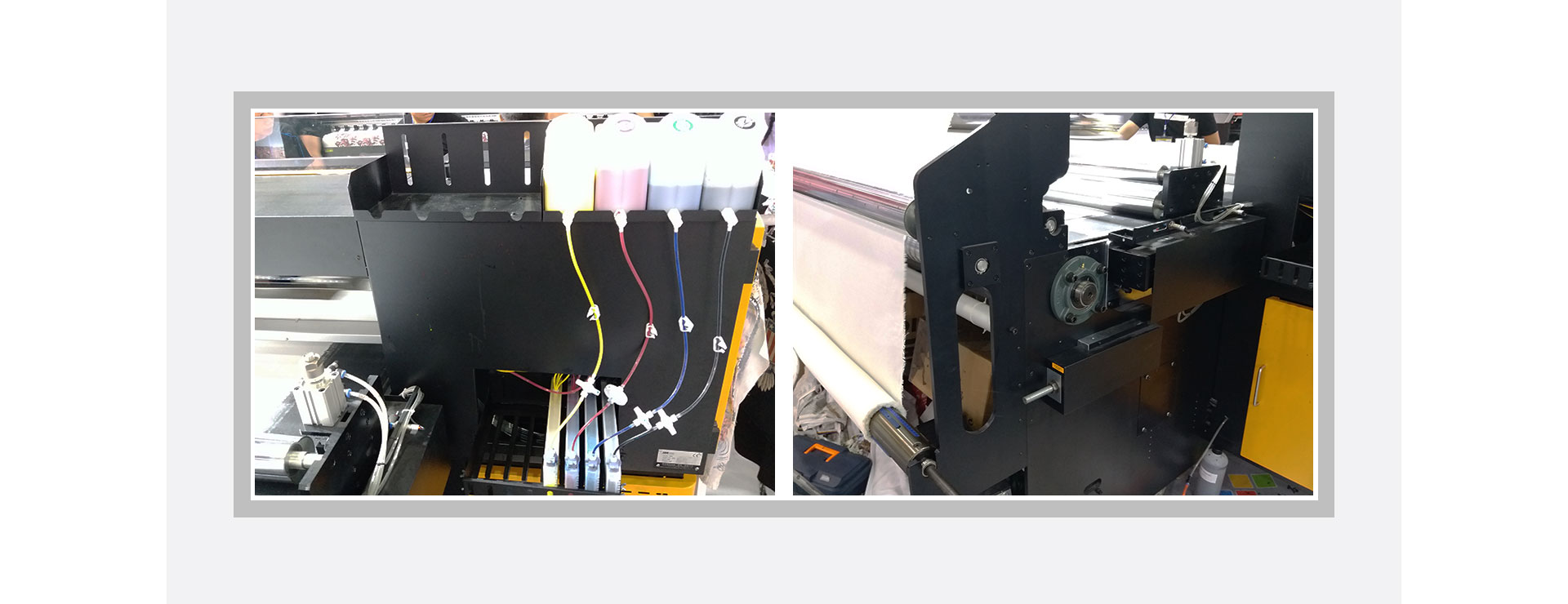 黑邁E-Press高速度導(dǎo)帶式紡織數(shù)碼印花機