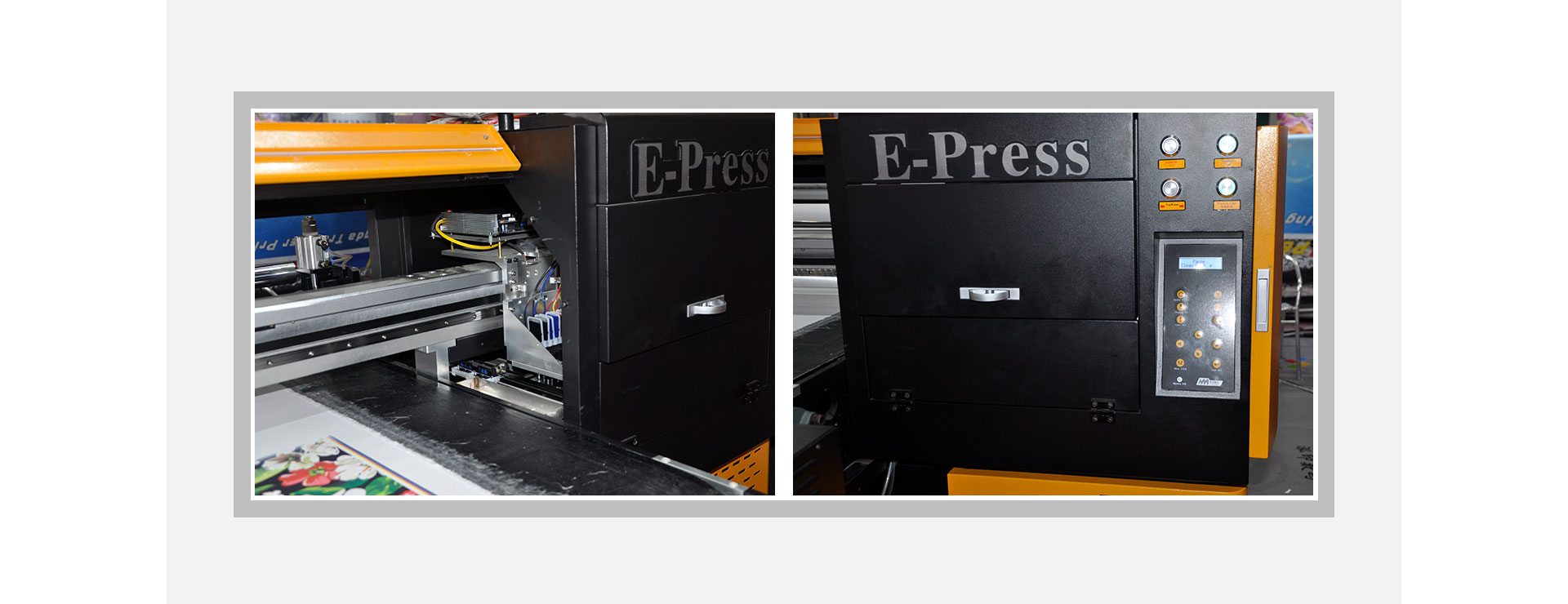 黑邁E-Press高速度導(dǎo)帶式紡織數(shù)碼印花機
